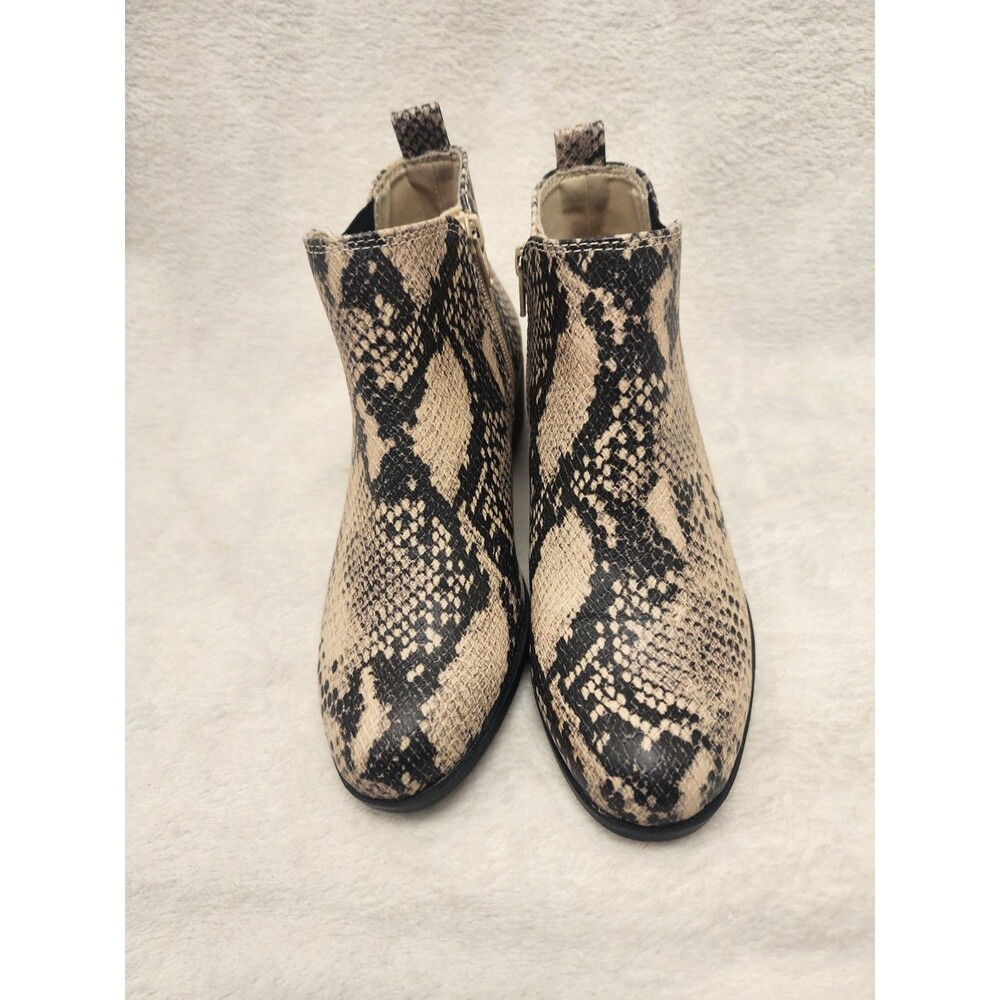 SO Ankle Boots Shoes Snake Skin - Faux Leather 6.5